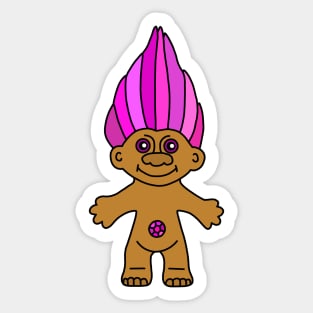 Pink Troll Sticker